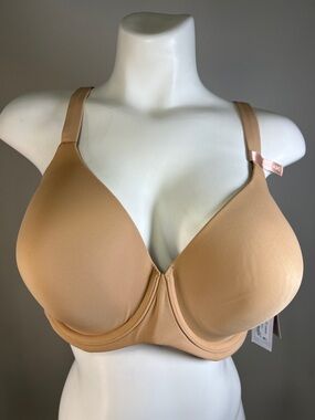 Ambrielle Smooth Pecan Praline Everyday Full Coverage Bra 42C
